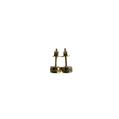 Aretes de Esmeralda Natural Colombiana en Oro 18K – Corte Orgánico | Certificado | Hechos a Mano en Chivor