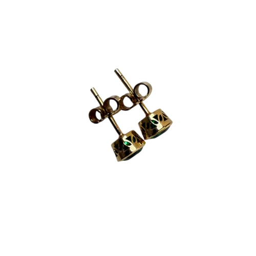 Aretes de Esmeralda Natural Colombiana en Oro 18K – Pendientes Atemporales Hechos a Mano | Certificado Incluido
